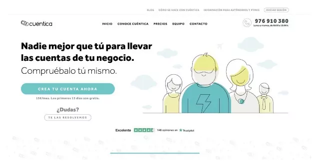 Cu&eacute;ntica Programa de contabilidad